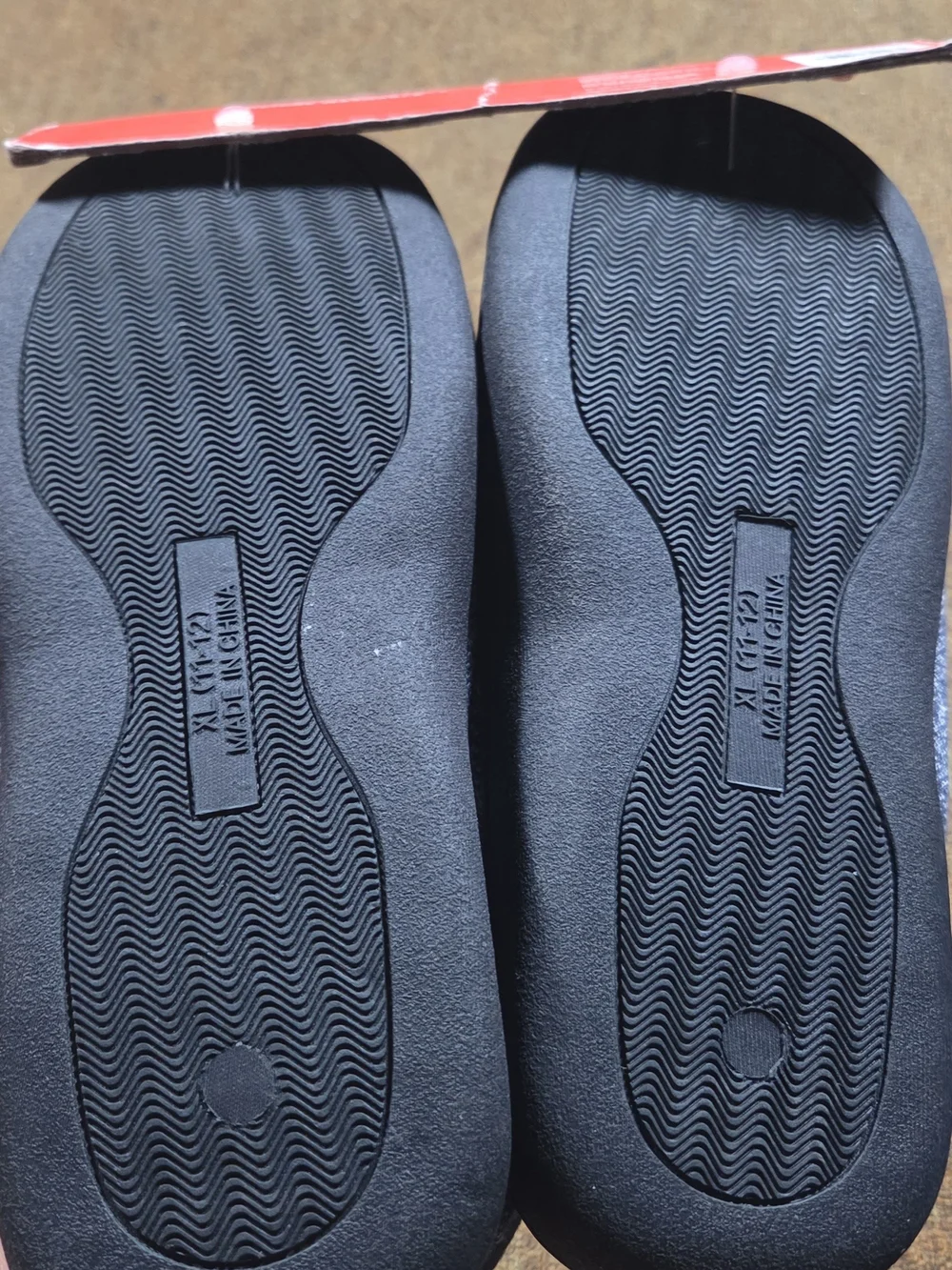 Hanes Men’s Grey Memory Foam Comfort Slippers